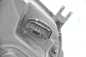 Front left headlight complete Audi A4 B9 17-19 xenon+LED, web in glass, sand