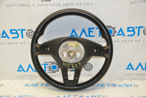 Naked steering wheel Mercedes CLA 14-19 leather black, scratches