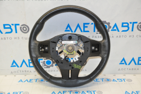 Naked steering wheel Infiniti QX50 19-25 leather black, no buttons, scratches, abrasions