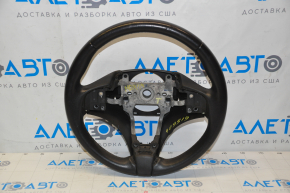 Bare steering wheel Acura MDX 14-16 pre-rest, black leather, scuffs, scratches