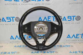 Bare steering wheel Acura MDX 14-16 pre-rest, black leather, scuffs, scratches