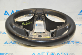 Bare steering wheel Acura MDX 14-16 pre-rest, black leather, scuffs, scratches