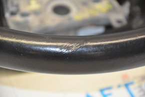 Bare steering wheel Acura MDX 14-16 pre-rest, black leather, scuffs, scratches