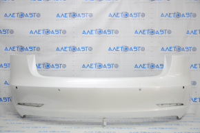 Rear bumper bare Tesla Model 3 18 - white, for parking sensors, bumper