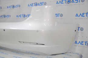 Rear bumper bare Tesla Model 3 18 - white, for parking sensors, bumper