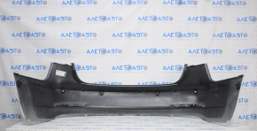 Rear bumper bare Tesla Model 3 18 - white, for parking sensors, bumper