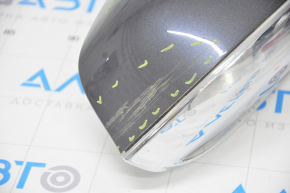 Side mirror right Tesla Model S 12-20 13+2 pins, auto-dimming, graphite+chrome, scratches