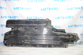 Left underbody protection Subaru XV Crosstrek 13-13 cracks, dented