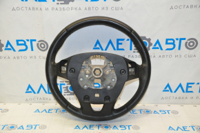 Steering wheel bare Lincoln MKC 15 - leather black, without lower buttons, dents on leather