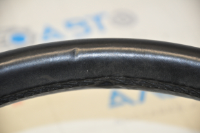 Steering wheel bare Lincoln MKC 15 - leather black, without lower buttons, dents on leather