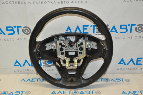 Naked steering wheel Ford Flex 13-12 black leather