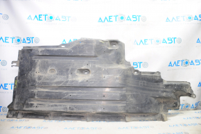 Left underbody protection Subaru Outback 15-19 broken, cracked, dented