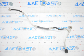 Air conditioner tube compressor-heater third Audi A4 B9 17-25 2.0T long r134a