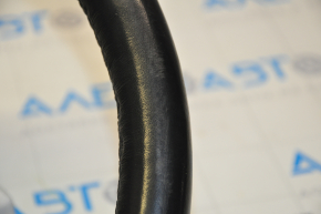 Naked steering wheel Jeep Cherokee KL 14 - black leather, without heating, with lower pad, scuffs