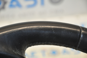 Naked steering wheel Jeep Cherokee KL 14 - black leather, without heating, with lower pad, scuffs