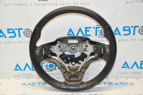 Naked steering wheel Toyota Avalon 13-18 leather black, scratches, dents
