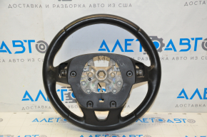 Steering wheel bare Lincoln MKZ 13-20 leather black, heated, scuffs