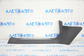Tesla Model S 12-20 Front Left Door Sill Plate with Chrome Trim, Scratches