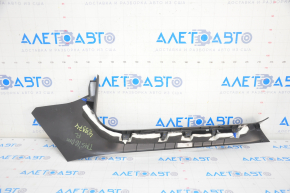 Tesla Model S 12-20 Front Left Door Sill Plate with Chrome Trim, Scratches