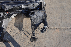 Front left quarter Audi A4 B9 17-25 on the body, black