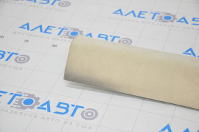 Front pillar trim left Tesla Model S 12-20 beige, suede, dry cleanable, fabric swollen