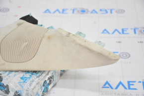 Front pillar trim right Tesla Model S 12-20 beige, suede, dry cleanable, fabric swelled