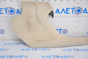Side console tunnel trim left Tesla Model S 12 - beige, chemically treated, broken guide