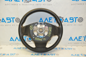 Naked steering wheel Nissan Rogue 14-16 leather black, scratches