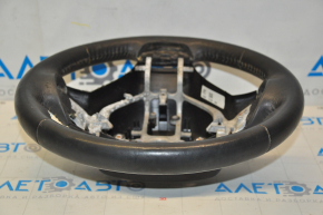 Naked steering wheel Nissan Rogue 14-16 leather black, scratches