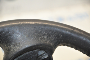 Naked steering wheel Nissan Rogue 14-16 leather black, scratches