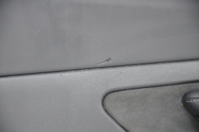 Door trim card front right Tesla Model 3 18-20 leather black, with window lift control and door opening button, tear, scratches