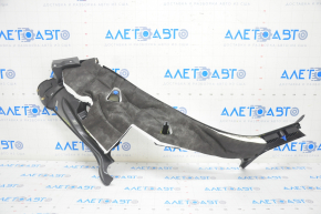 Rear pillar trim lower right Tesla Model S 16-20 rest, black, with beige insert, broken fastener