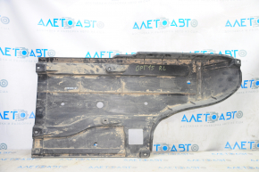 Underbody protection rear left Kia Optima 14-15 cracks