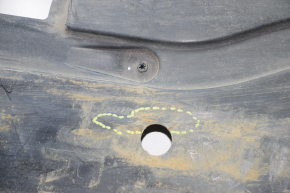 Underbody protection rear right Kia Optima 14-15 cracks