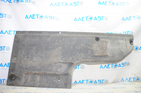 Rear right underbody protection Hyundai Sonata 15-17 tear