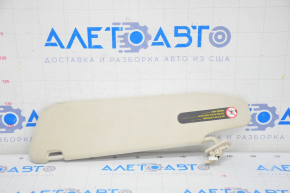 Tesla Model S 12-20 Right Visor Beige, Suede, Dry Cleanable