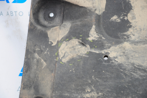 Rear left underbody protection Hyundai Sonata 15-17, tears, dented