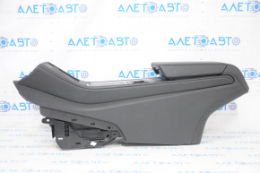 Console center armrest and cup holders Tesla Model 3 21- leather black, without wiring, scratches, abrasions