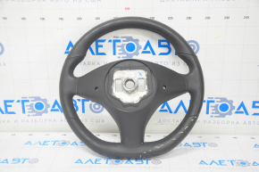 Steering wheel naked Tesla Model S 12-20 leather black, heated, cracks on leather