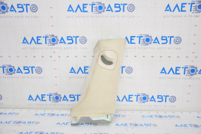 Upper center pillar trim right belt Tesla Model S 16-20 rest, beige, suede, swollen fabric, chemically treated