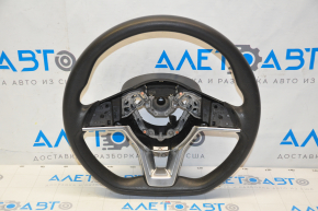 Naked steering wheel Nissan Rogue 17-17 rubber black