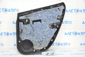 Door trim card rear left Tesla Model S 16-20 rest leather black, with beige insert, with backlight