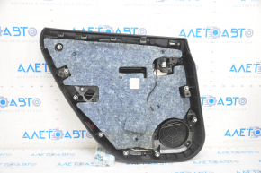 Door trim card rear right Tesla Model S 16-20 rest leather black, with beige insert, with backlight
