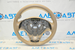 Naked steering wheel Nissan Rogue 14-16 leather beige, scratches