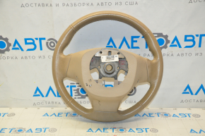 Naked steering wheel Nissan Rogue 14-16 leather beige, scratches