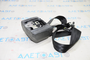 Seat belt rear center Audi A4 B8 08-16 black, shot