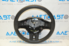 Naked steering wheel Dodge Journey 11 - black rubber, without buttons, with pads