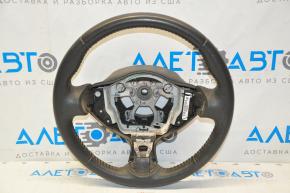 Naked steering wheel Nissan Sentra 13-19 leather black