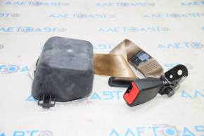 Rear center seat belt VW Passat b8 16-19 USA beige, dry cleanable