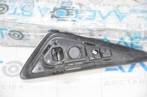 Turn signal in the wing front left Tesla Model S 12-20 chrome, with camera